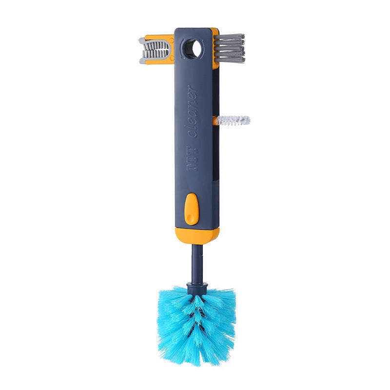 4 In 1 Bottle Gap Cleaner Brush Multifunctional Cup Cleaning Brushes Water Bottles Clean Tool Mini Silicone U-shaped Brush Kitchen Gadgets - HD Wireless Product #9