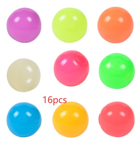 Luminous Sticky Ball Toys Sticky Wall Home Party Games Glow In The Dark Novelty Toys Decompression Squeeze Toy c3c33e2a edf7