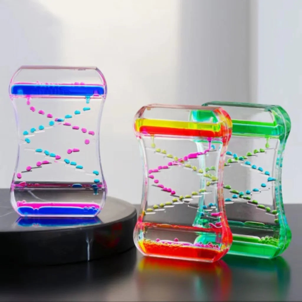 Creative Cruise Fluid Liquid Hourglass Quicksand Timer 2024 Ins Living Room Office Ornaments Desk Table Decorations Home Deco