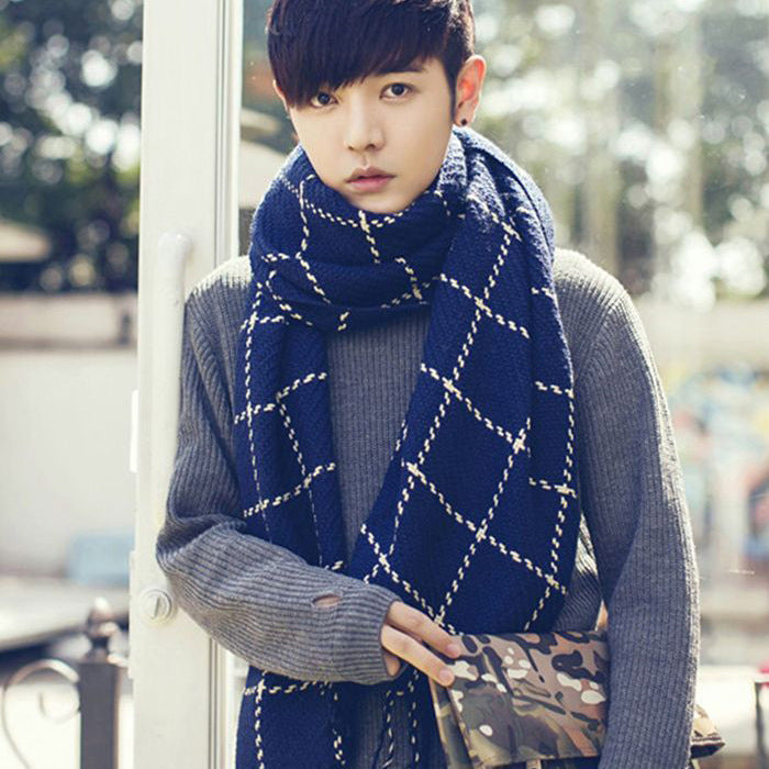 Thickened Men And Women Dual Purpose Scarf c437423f b613 4a0d 9c1b 9d029a4b2849