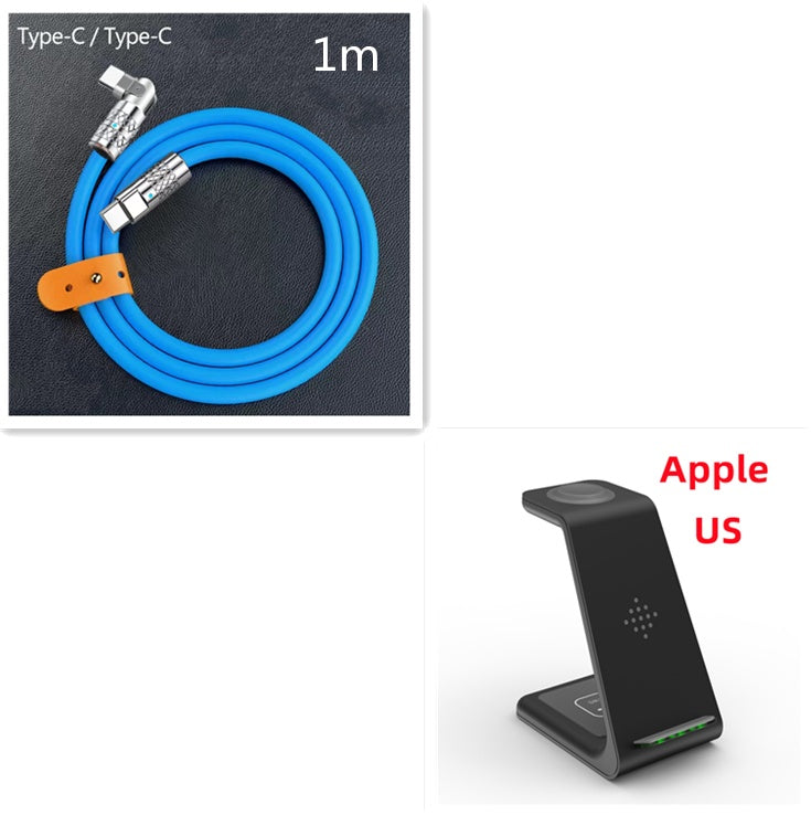 3 In 1 Fast Charging Station Wireless Charger Stand Wireless Quick Charge Dock For Phone Holder - 图片 24