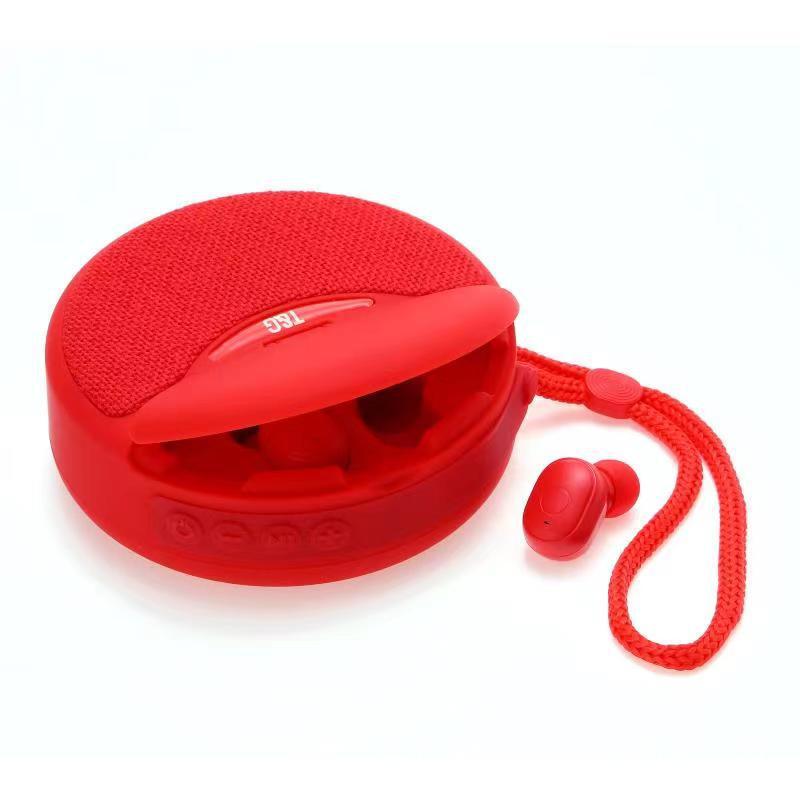 Outdoor Portable Headset Bluetooth Speaker Integrated Wireless 3D Stereo Subwoofer Music Speaker Support TF Card FM Radio c52