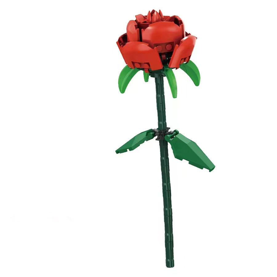 Rose Bouquet Tulip Small Particle Building Block Assembly c52589bb f4f3 48d7 9bef d03aad5879a1