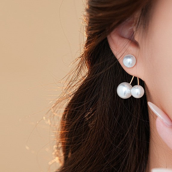 Retro Creative Women's Pearl Cherry Earrings c529bd6d 3da1 4459 b924 9298ecc61d69