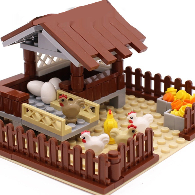 MOC Small Particle Building Blocks Animal Farm Scene Dispersion Accessories Suit c56954f2 6211 43a2 b5e5 30158f250d32 fine