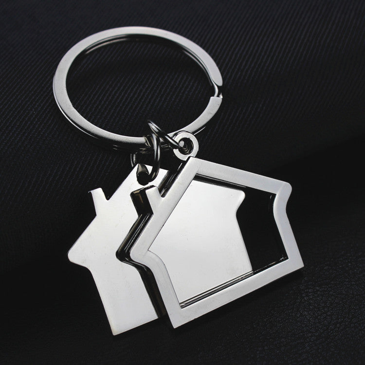 Creative Real Estate Opening Gift Double-sided Laser Sculpture House Keychain c5708161 d610 473b bb27 c77f5a8e70cc