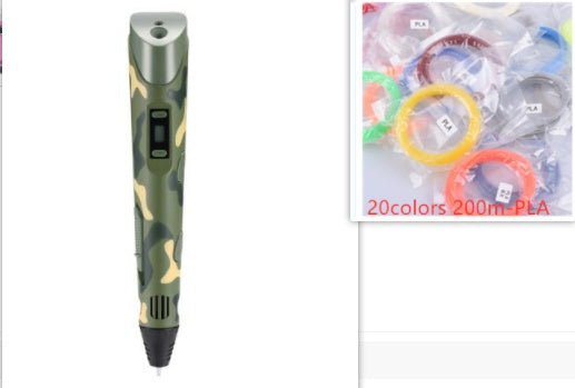 3D print pen 3D pen two generation graffiti 3D stereoscopic paintbrush children puzzle painting toys - 图片 15