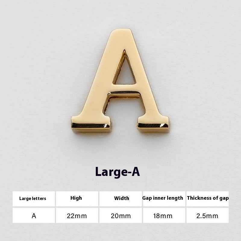 U Perforated 26 English Letters Hardware Accessories c5a8621d 8840 48bd 9809 95d880edf0bc trans