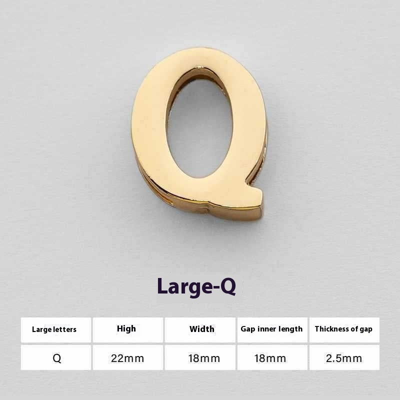 U Perforated 26 English Letters Hardware Accessories c5e6d5ee 0cf7 4d61 99ee 4f094dcca855 trans