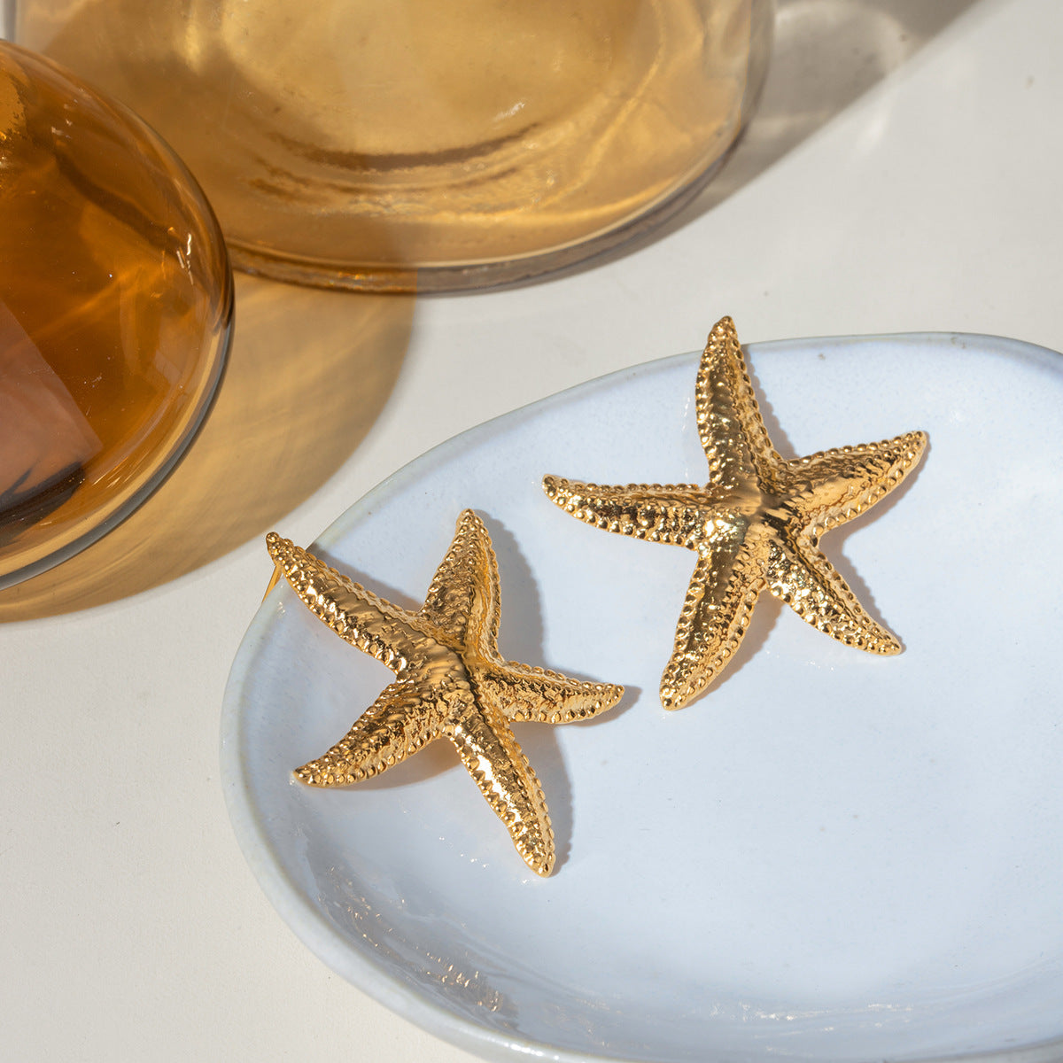 Serene Gold Starfish Earrings c5ec6fd8 80fb 4aa9 8d58 2a3590df4dcb