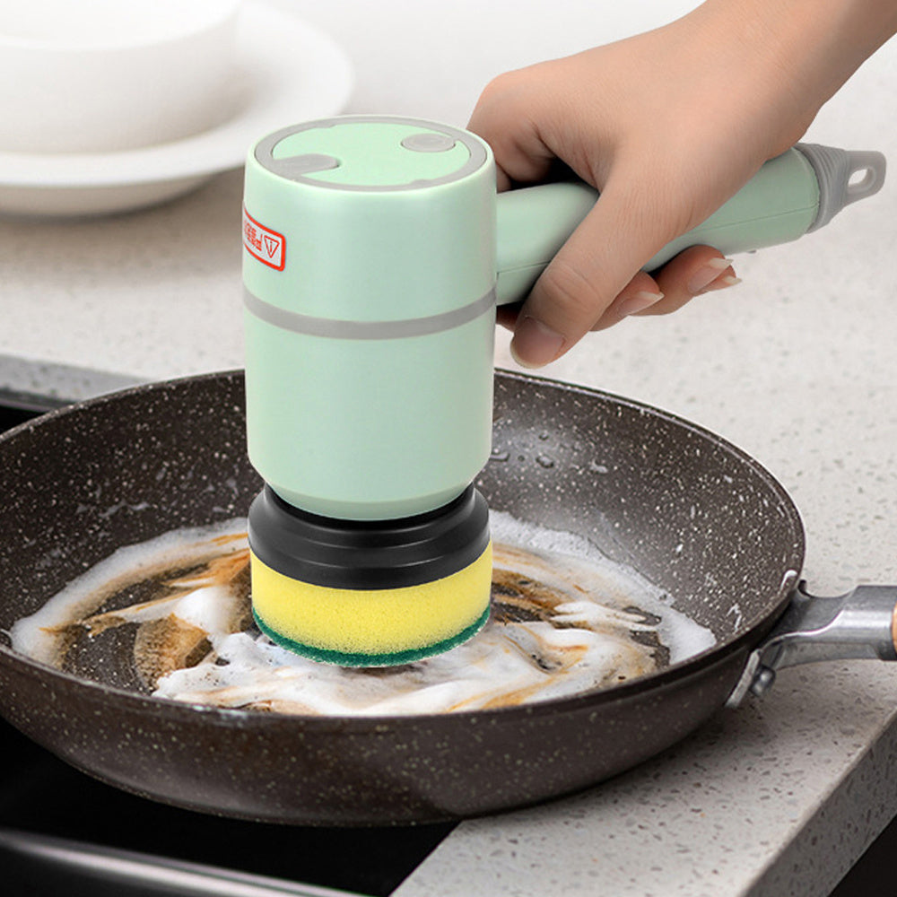 Electric Cleaning Brush Dishwashing Brush Automatic Wireless USB Rechargeable Professional Kitchen Bathtub Tile Cleaning Brus