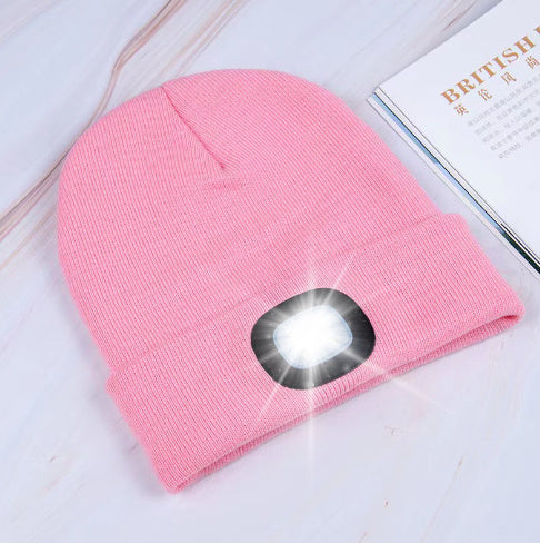 LED Knit Hat Button Cell Type Knitted Hat With Light Glowing c6e55042 0a32 4e82 aa23 4eca07a11379