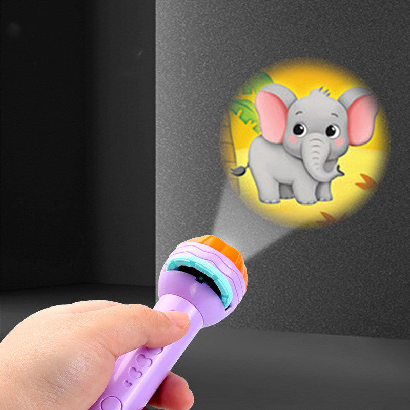 Cartoon Projection Flashlight 80 Patterns Creative Children Flashlight Toy Projector Baby Toys Bedtime Story Book c714c2b0 05
