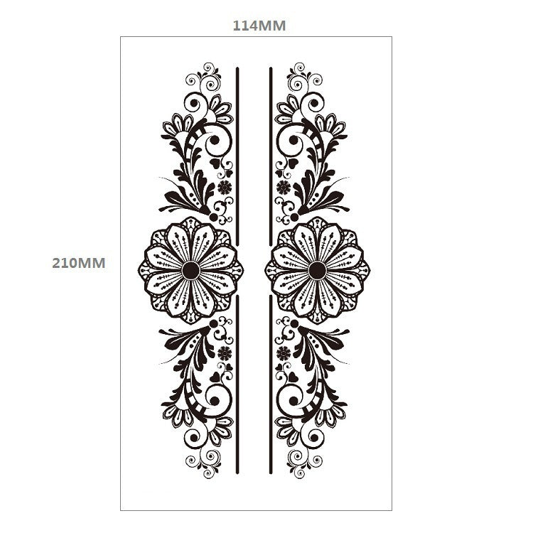 Animal Pattern Tiger Lion Half Arm Water Transfer Imitation Tattoo c769bee0 5767 4c77 8fad 955edb34a894