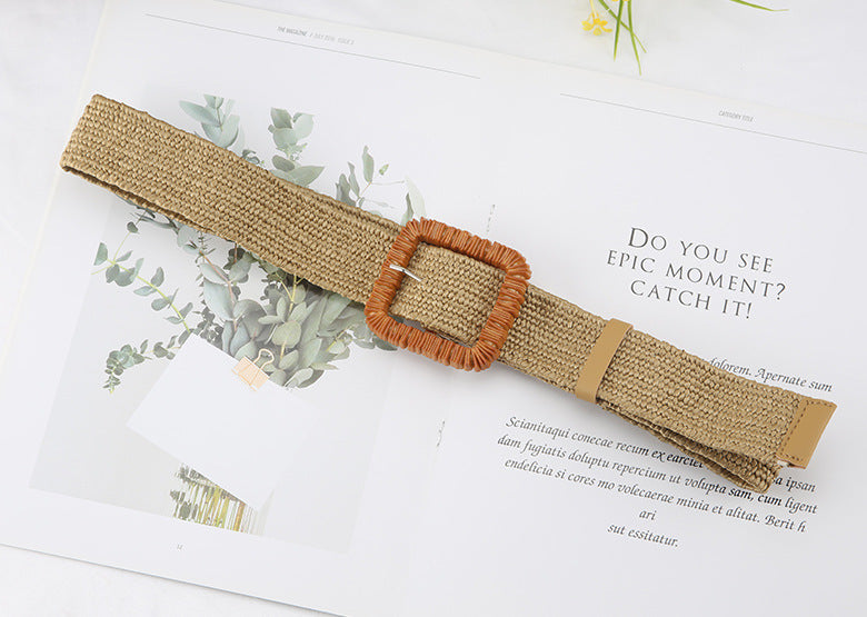 Fashion All-match Literary Fan Cotton And Linen Wide Girdle c782f5ac 8b65 49c7 8f3c 39473b340356