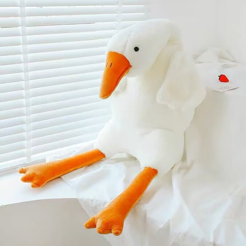 Cute Big White Geese Pillow Plush Toy c78d27e9 d9c6 4f5b bdfc 95f8afc2e00c