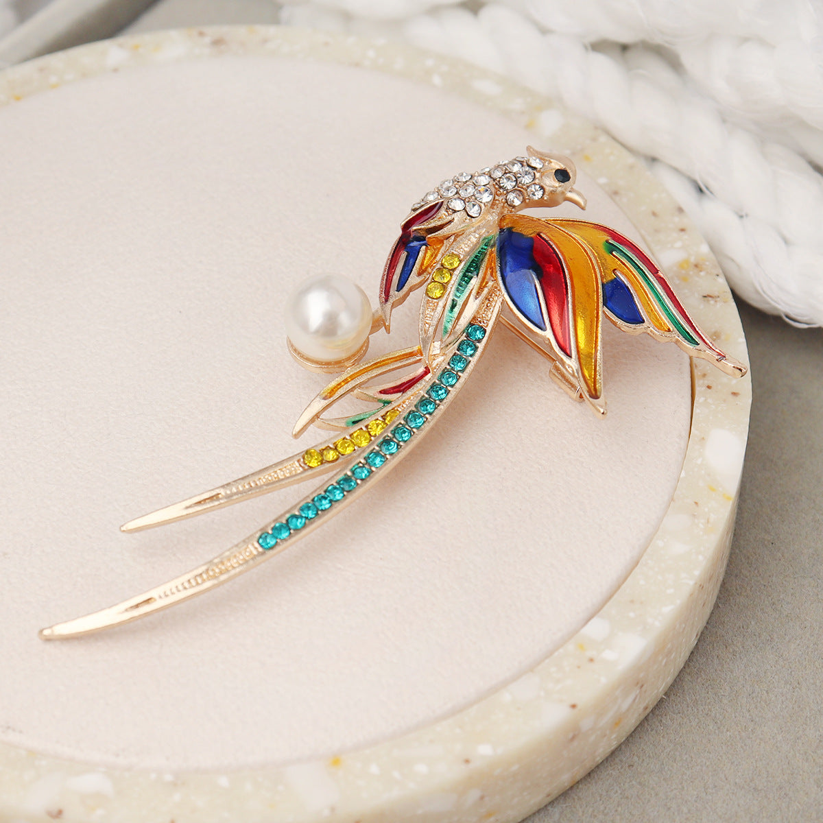Hummingbird Phoenix Peacock Oil Drip Brooch Pin Clothing Accessories c7dbc319 9e93 4ca0 b4f9 9f419dad01be