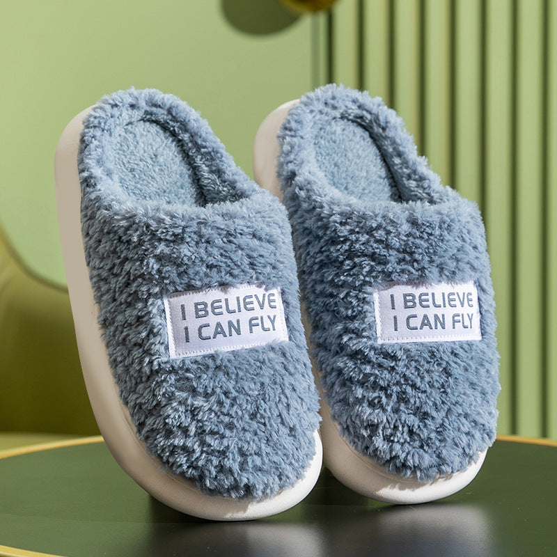 Cartoon Plush Cotton Slippers Women's Winter Warm Dormitory Non-slip c85f5aef b88f 4dd7 99a9 3ba7b5b4cad9
