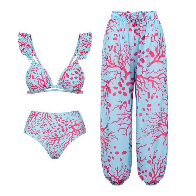 Siamese Conservative Covering Belly Thin Swimsuit French Retro One-piece Bikini c8e5afcd 3caa 4b2b acea 2806a542d940