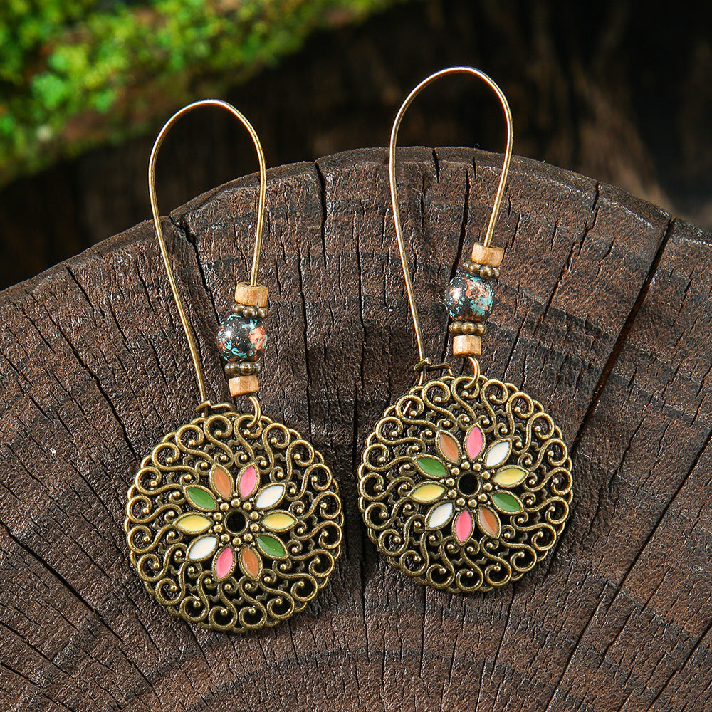 Vintage Bohemian Style Hand-woven Tassel Earrings c937cc06 a632 4b91 9353 5645e55ebfa0