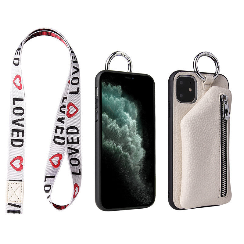 PU Leather Strap Cord Coin Purse Phone Cases Crossbody Neck Lanyard Wallet Cover c9507176 48bd 4e14 99c8 007a4b069bb7