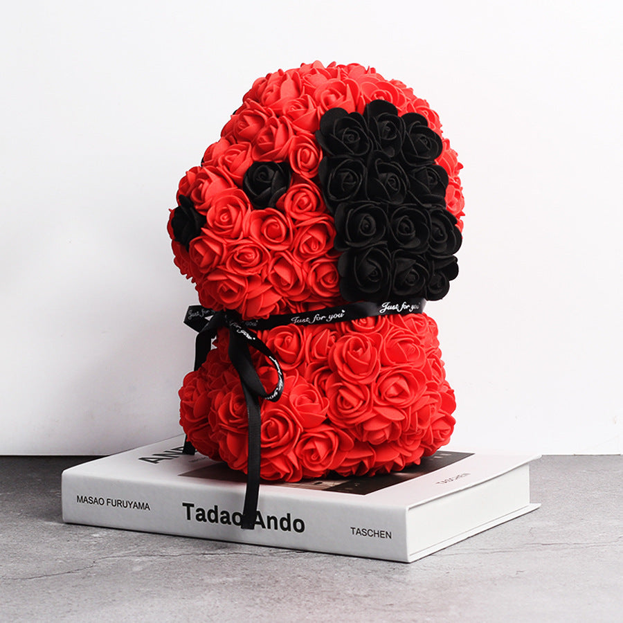 Creative Style Rose Dog Doll Christmas Gift Decoration c967899e 74a1 4ba1 9ce8 4a8d1829f6e4