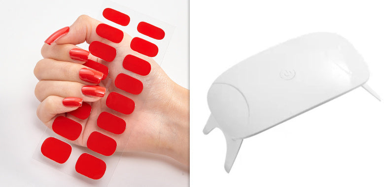 Waterproof and Long Lasting Nail Stickers Letter Color Nail Stickers Full Stickers ca838f5e 5bc5 43c1 a712 2266127db977