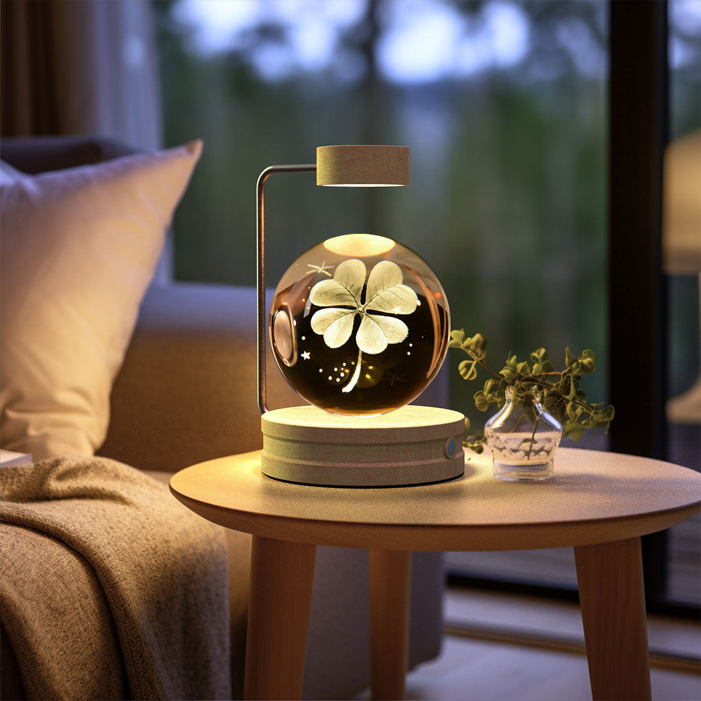 Crystal Ball Cosmic Dinosaur Indoor Night Light USB Power Warm Bedside Light Birthday Gift Night Lamp cab748a9 8820 43fe 8f54