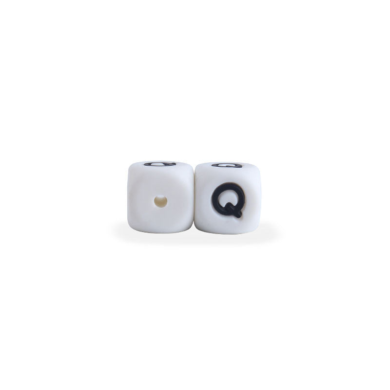12mm Baby Products 26 Silicone English Alphabet Beads Teeth Accessories - HD Wireless Product #22