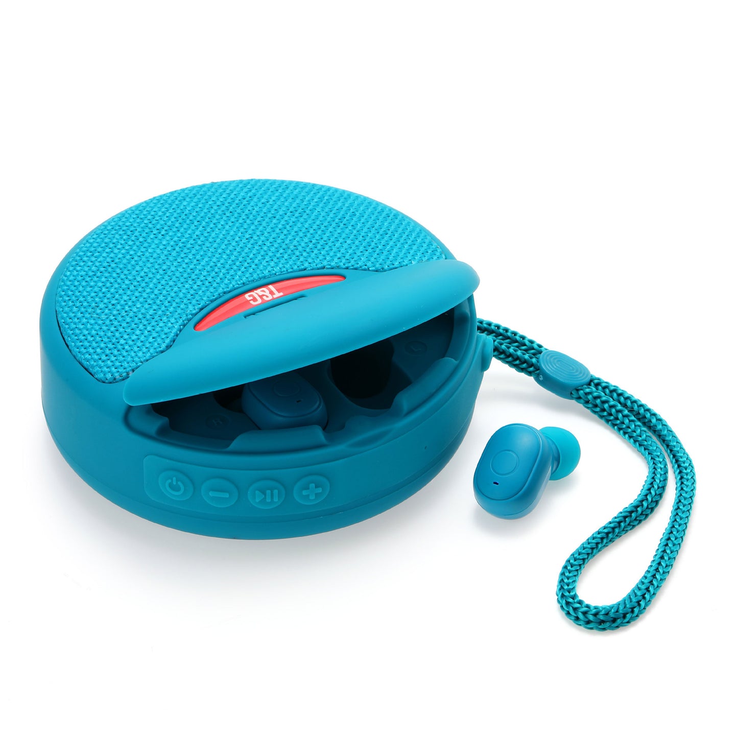 Outdoor Portable Headset Bluetooth Speaker Integrated Wireless 3D Stereo Subwoofer Music Speaker Support TF Card FM Radio cb3