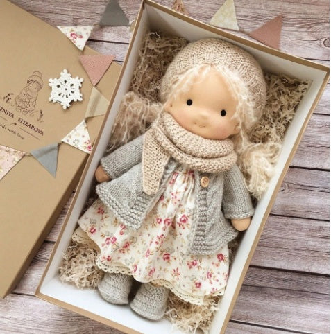 Handmade Plush Doll Golden Curly Girl Finished Product cb3f7c90 999a 4169 8509 7fc3d326c78e 0efbee36 49ae 49d8 b408 5b8dc8f69