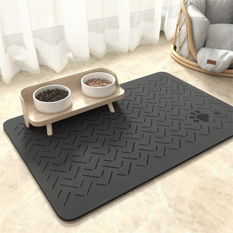 Pet Diatom Ooze Floor Mat Dogs And Cats Eating Mat Spill-proof Waterproof Quick-drying Placemat cb6243b7 667c 4da9 9aa1 b1fd1