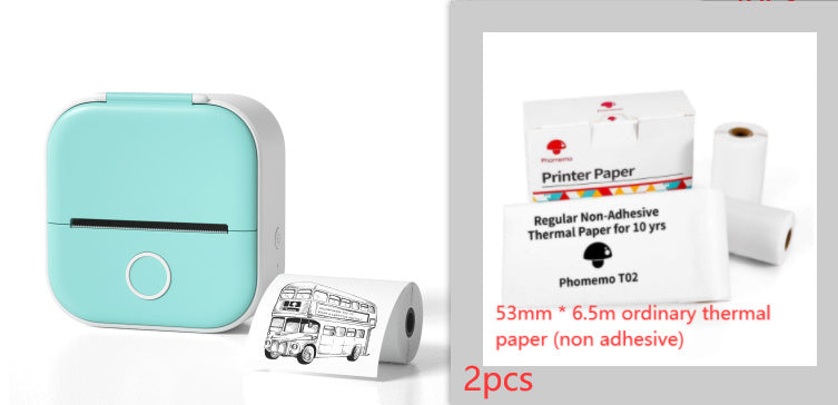 Portable Mini Thermal Label Printer Home Photo Printer Student Wrong Question Printer Bluetooth-compatible Mini Label Printer Price Tag - 图片 78