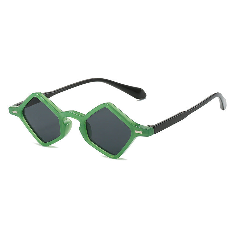 Women's Fashion Geometry Pattern Triangle Glasses cbfc3ae8 e4e3 4432 8b1d 9d5c1bc8b40d