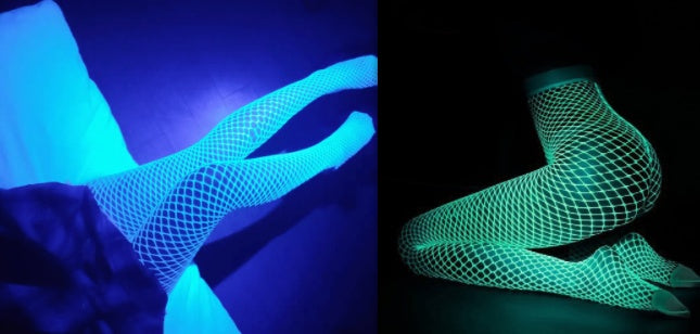Authentic Fishnet Thin Hollow Luminous Stockings cc1c0abd 0213 4d55 b590 95dc050c8799