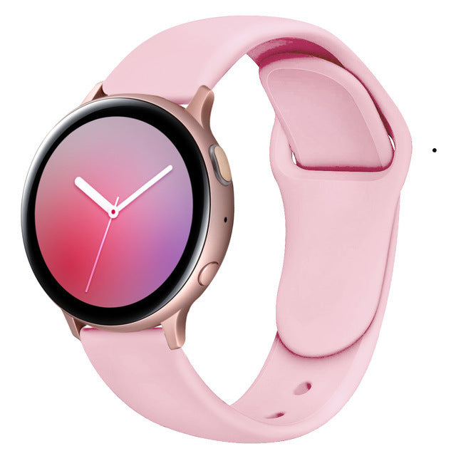 Suitable For Galaxy Active 2 Reverse Buckle Silicone Strap 20 22mm Sports Inner Buckle Strap - 图片 25