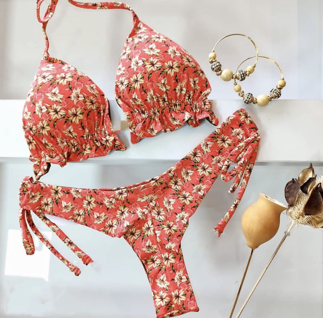 Women's Beach Split Printed Swimsuit cc41c2d9 e0e9 4cd0 9558 5e269cb62443 98fae87d acea 4b6c a080 59e834c88ccb