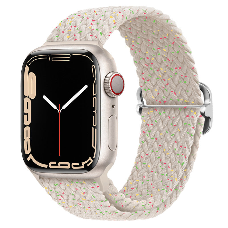Double Loop Nylon Loop Woven Rainbow Watch Strap cc78c062 a0ed 48a8 8a46 9b1d9507bc59