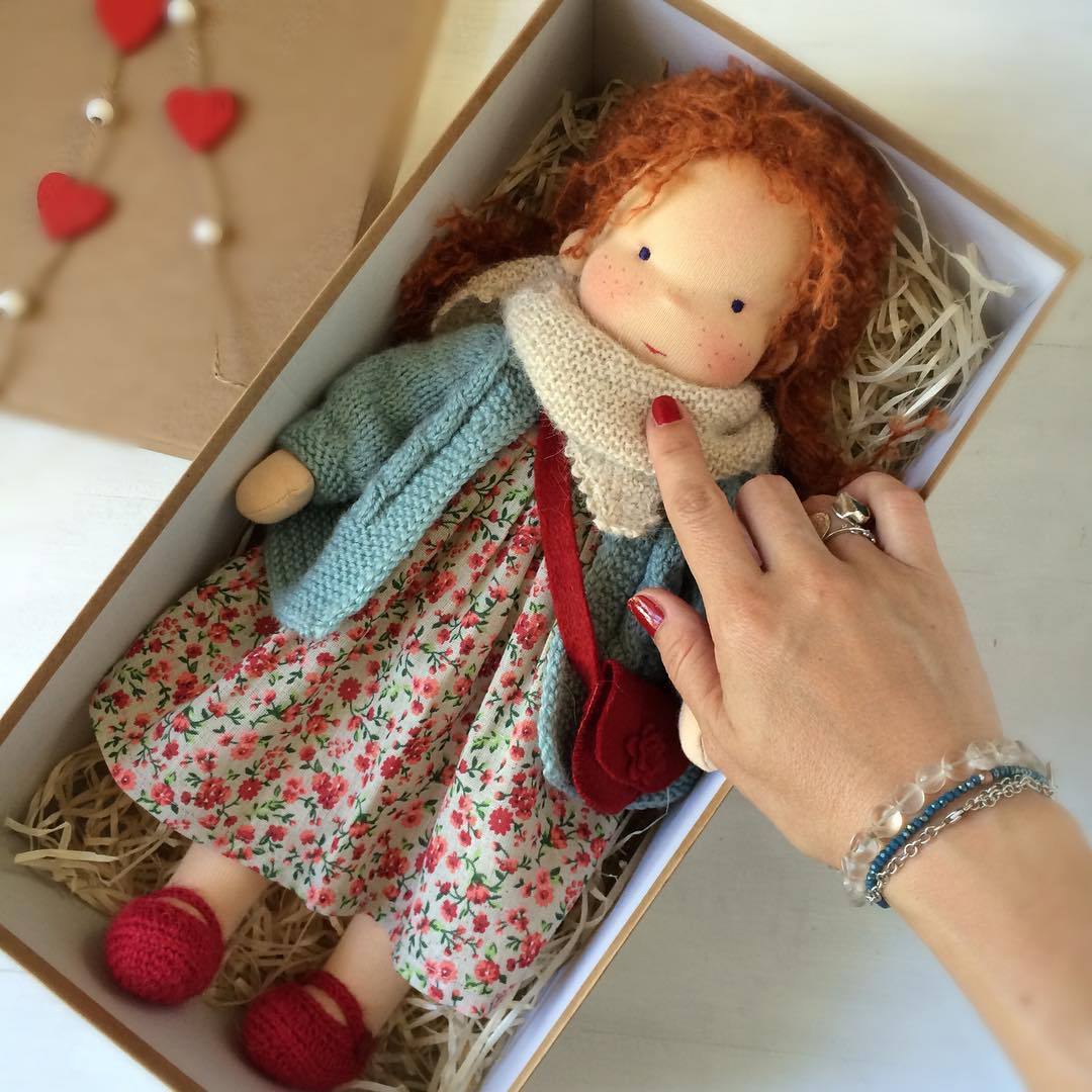 Waldorf Handmade Plush Doll Children's Toy ccc0452a dc57 4ef9 9f16 982246186e98