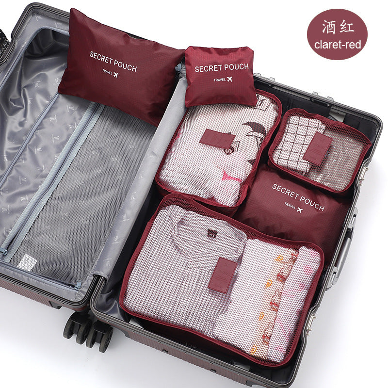 Travel Storage Bag Set Of Six