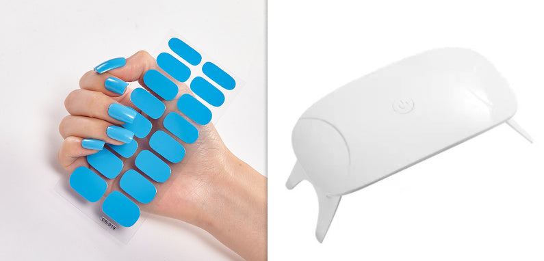 Waterproof and Long Lasting Nail Stickers Letter Color Nail Stickers Full Stickers cd9ad667 da5a 4abe b667 5157c5efb492