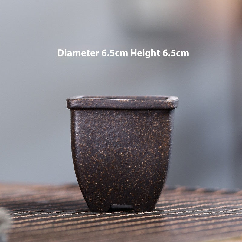 Yixing Purple Sand Small Flower Pot Stoneware Breathable cdd5448c 0abf 491a 86db 84f694acde9b