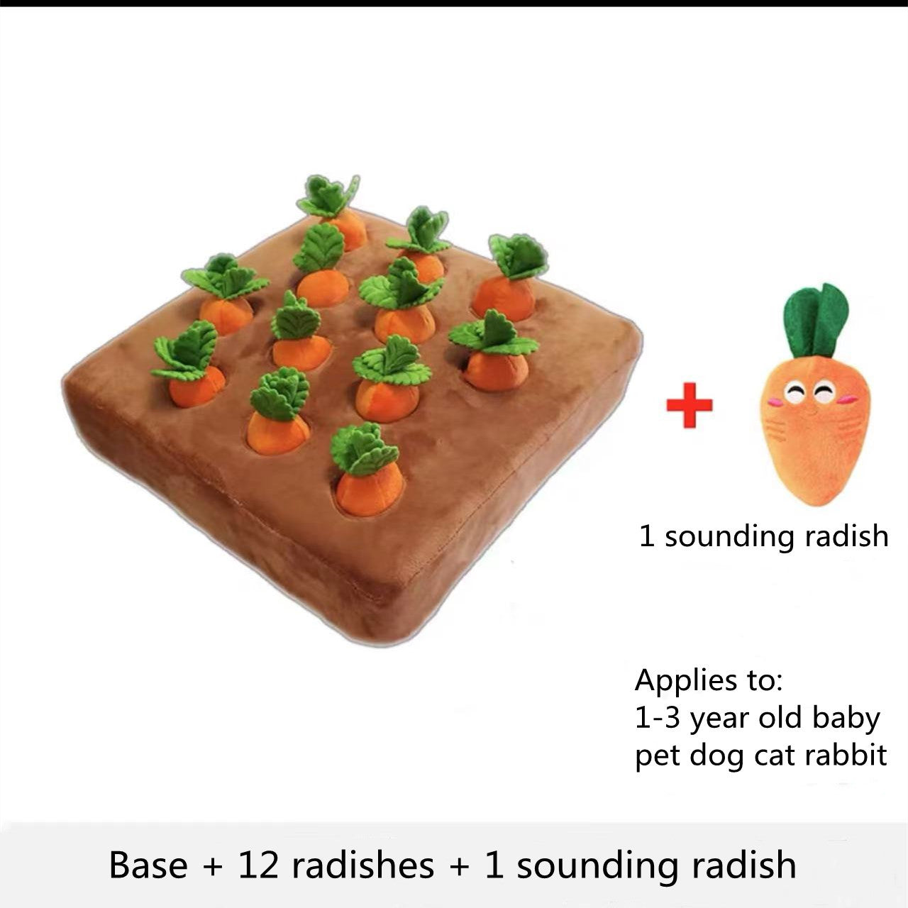 Pet Dog Toys Carrot Plush Toy Vegetable Chew Toy For Dogs Snuffle Mat For Dogs Cats Durable Chew Puppy Toy Dogs Accessories c