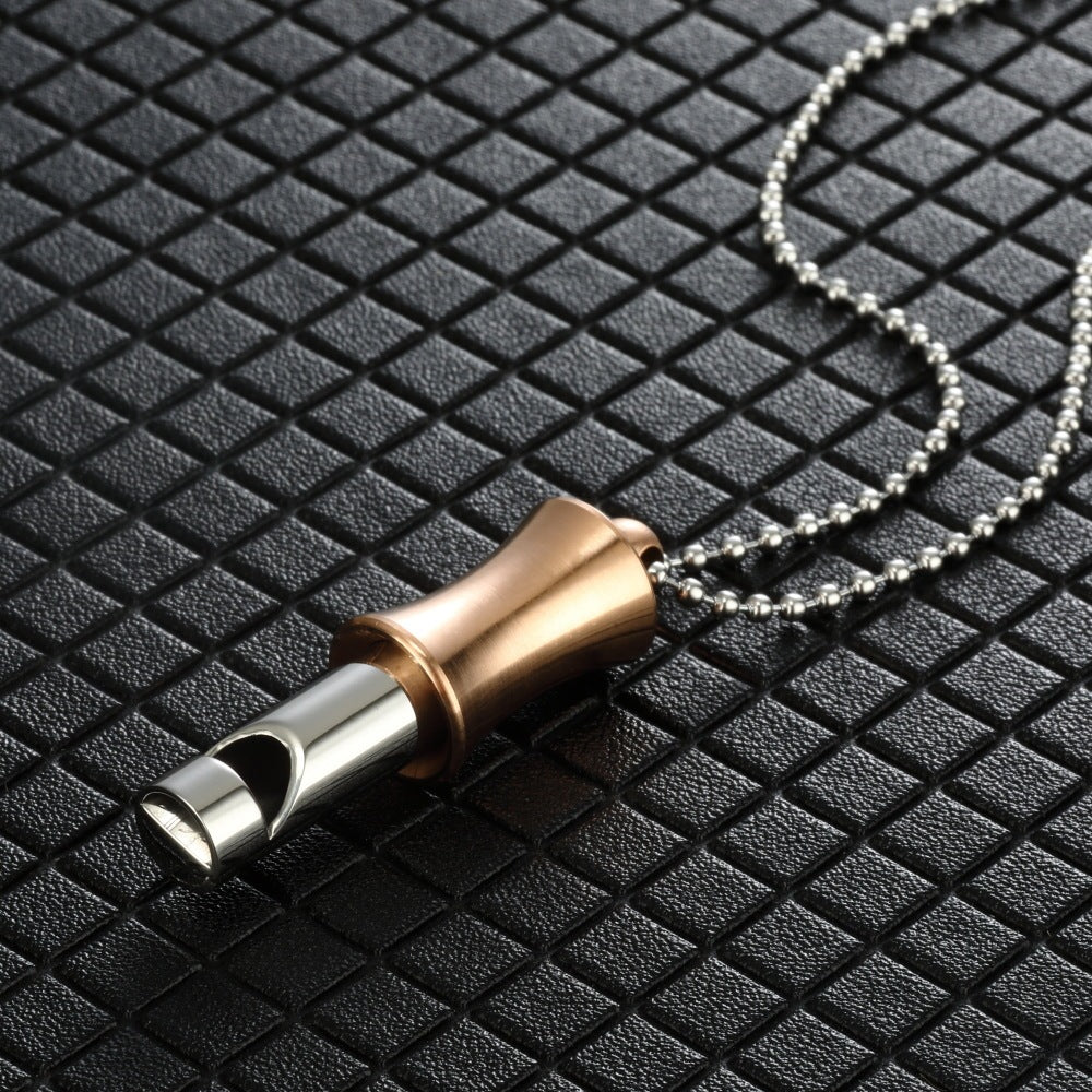 Yoga Exercise Meditation Whistle Adjustable Breath Necklace ce04ecf1 f4de 4c46 a224 f3d33b56a051