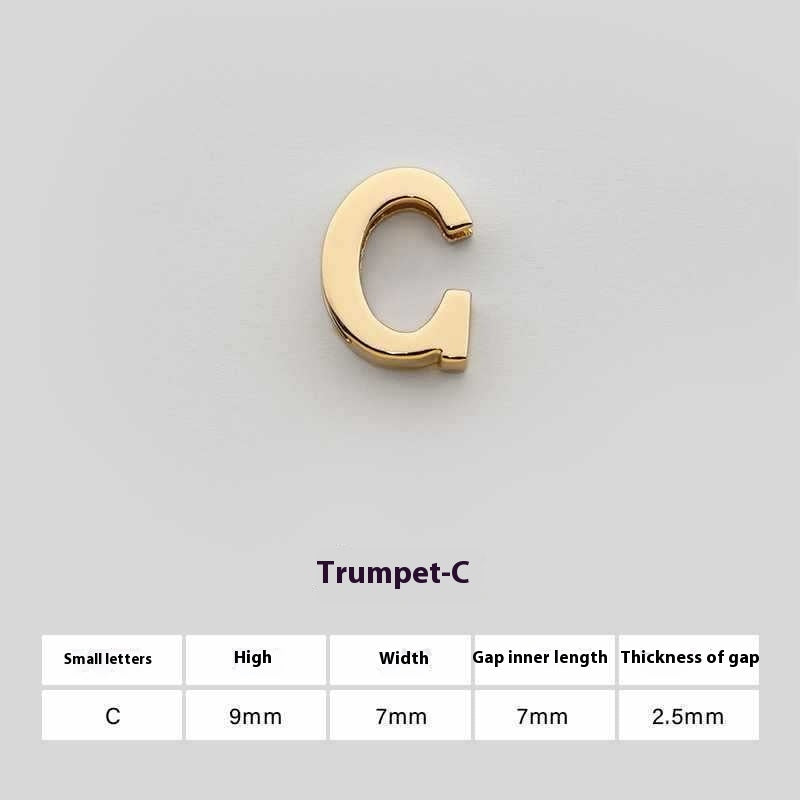 U Perforated 26 English Letters Hardware Accessories ce38638f 4672 422b a418 ec4d022addcc trans