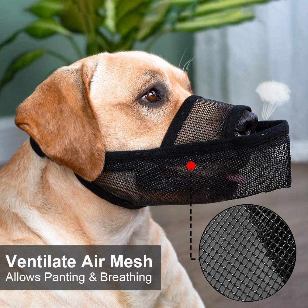 Breathable Mesh Muzzle For Dogs Anti-bite Anti-barking Anti-eating Anti-barking For Large Medium And Small Dogs ce4daf63 4472