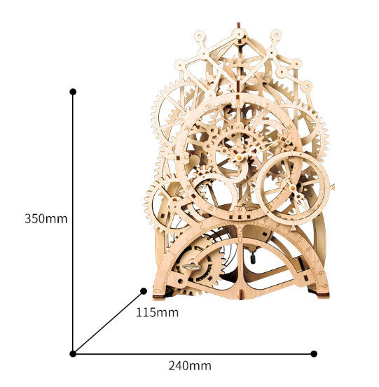 If The State KL501 601 Wooden Puzzles Play 3D Puzzle Assembling The Old Projector, The Pendulum Clock DIY Gift ce8d65c8 7920