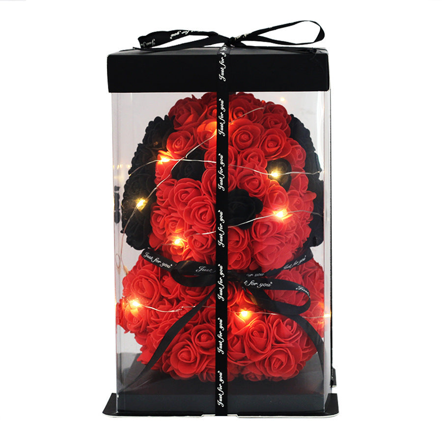 Creative Style Rose Dog Doll Christmas Gift Decoration cedc0ea4 2737 4ce6 ac31 4802af10af80
