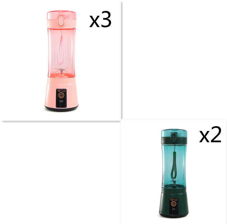 Portable Electric Fruit Juicer Wireless USB Rechargeable Mini Mixer Multifunction Summer Smoothie Blender Machine Kitchen Sup