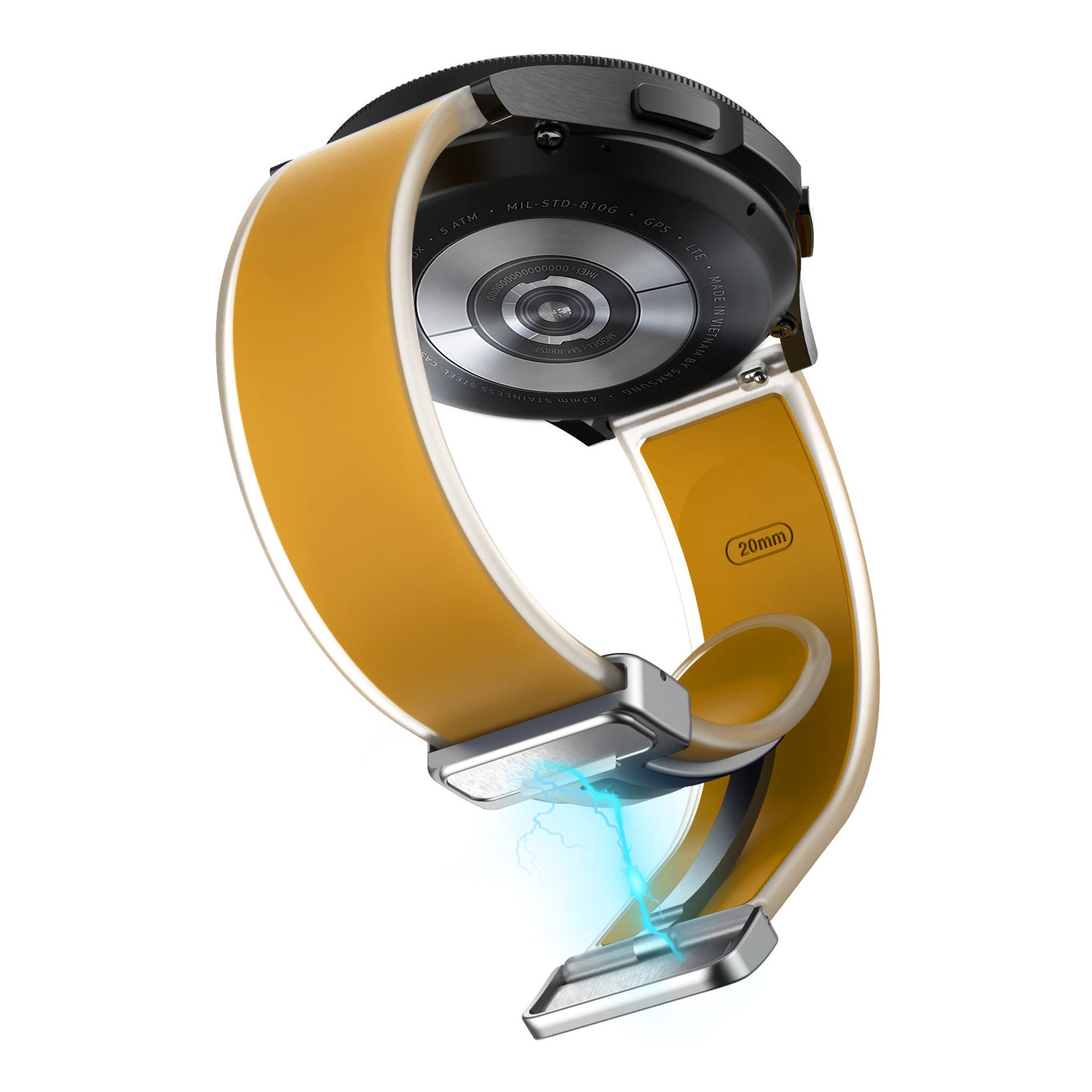 Universal Folding Magnetic Buckle Transparent Silicone Strap cf8484c9 08dd 4b1e b70a 5ae2a8dfe016